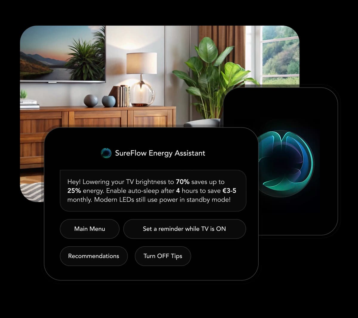 SureFlow Energy Assistant Interface