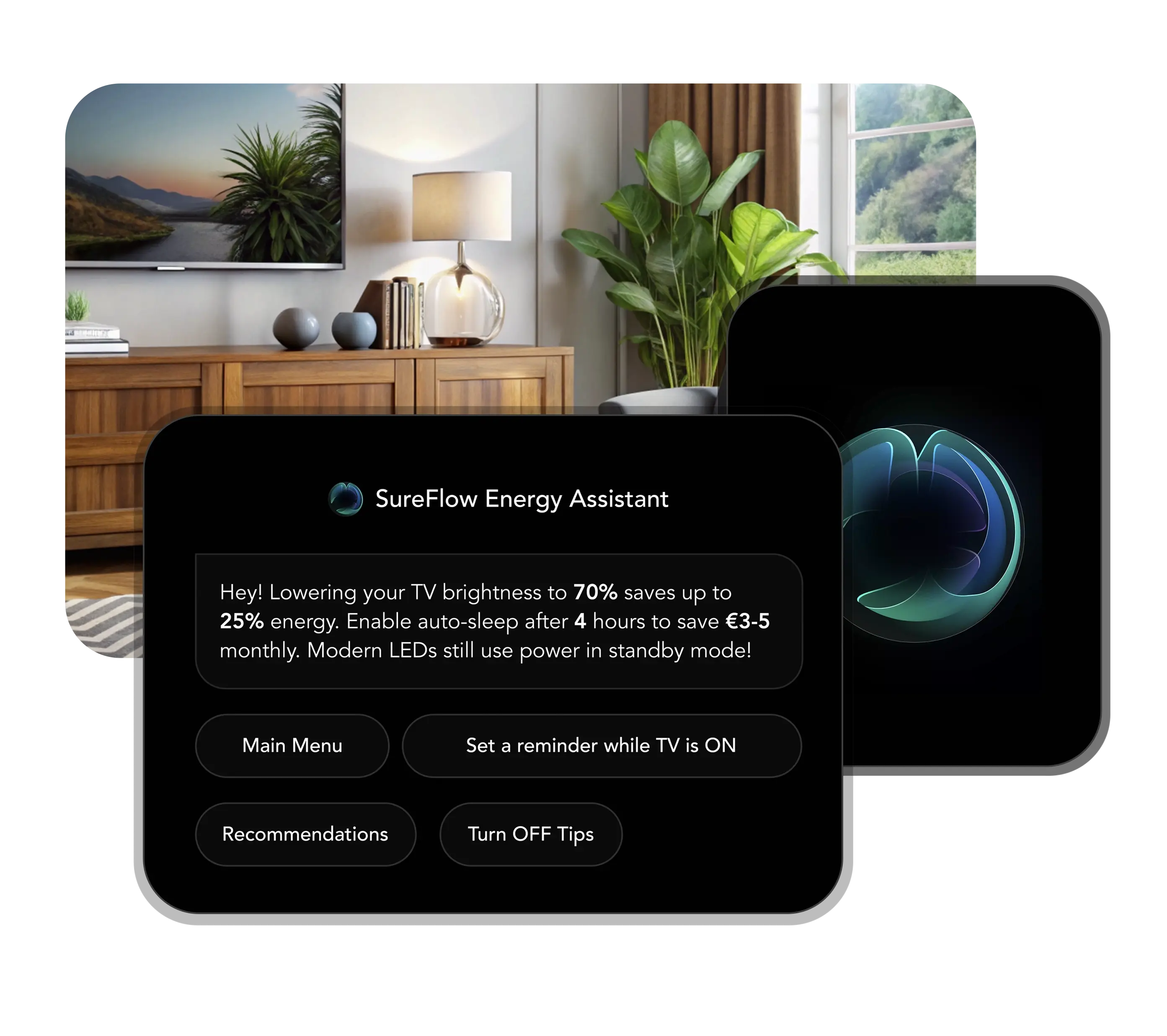 SureFlow Energy Assistant Interface